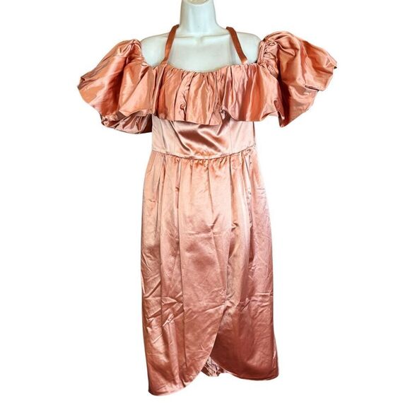 Ulla Johnson Lelita Dress in Copper New With Tags Size 8 - Picture 6 of 10